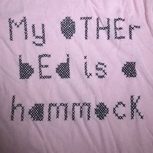 WILDFOX bed is a hammock shirt